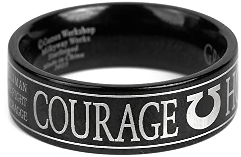 Starforged Ultramarin Rekrutiert Einfachen Ring 500 World Titanstahl Ring von Warhammer 40K-11#