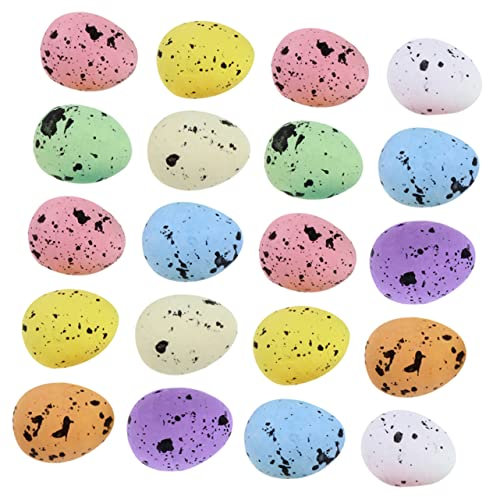 Toyvian 200stücke Schaumeier Für Ostern Kleine Dekorierte Ostereier Aus Schaumstoff Osterdekor Für Party Und Festival