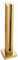 Glass Railing Post Rostfreier Stahl Gold Glas-Geländerpfosten für Innen/ Außenbereich Decking Landing Geländer 10-12mm Dicke Glas, Glas-Geländer Sicherer Schutz ( Color : Gold Mid Post , Size : 90cm/3