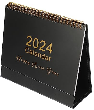 OHPHCALL Tischkalender Stehender Kalender Für Schreibtisch Minimalistisches Design Kompakt Und Vielseitig Für Terminkoordination Hochwertiges Papier Mit Stabiler Drahtbindung
