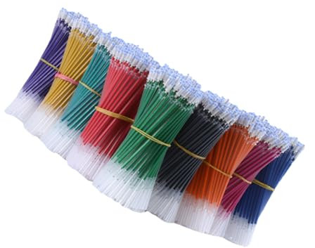 GRIRIW 100stücke Glitzer Gelstifte Ersatzminen Langlebige Leicht Austauschbare Kunststoff Nachfüllungen Für Signatur Gel Stifte Glatte Schreibleistung Für Büro Und Schule