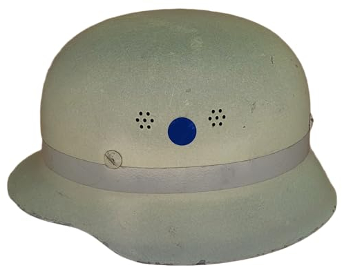 Feuerwehr Helmkennzeichnung/Helmaufkleber - Sanitäter Punkt (2 St. - Refelexblau)