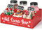 Hot Chocolate Bar Decor, Wood Coffee Station Organizer Countertop With 3 Glass Jars, Cocoa Supplies for Accessories, Decorative Storage Bins