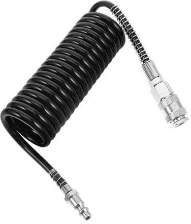 SOLUSTRE Tuyau Air Rétractable Avec Raccords Tuyau De Compresseur Et Limiteur De Courbure Kit De Coupleur Bouchon