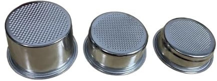 Bottoless Portafilter 51mm Bottomless Coffee Portafilter with 1 2 4 Cups Basket for Coffee Machine Coffee Distributor(4 Cups Basket)