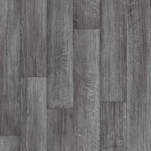 Vinyl Flooring Wood Oak Plank Effect Easy DIY Vinyl Flooring Roll | Non-Slip Easy Clean Waterproof Lino Vinyl Floor | Living Dining Room, Lounge, Hallway Flooring (Black Oak, 3m x 11m)