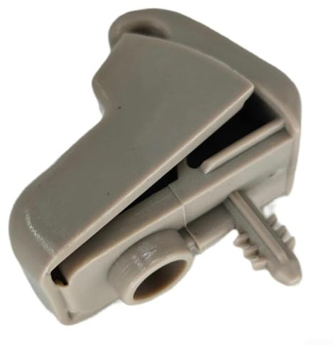 Cloudpower 735344980 Supporto parasole per Fiat per Alfa Romeo 147, staffa di ricambio per aletta parasole, accessorio interno auto, grigio