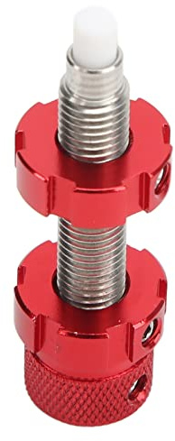 Tomantery Durable Archery Cushion Plunger Aluminum Alloy Pressure Button for Recurve Bow Red
