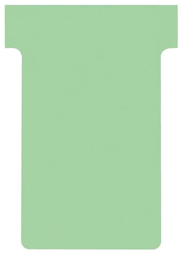 Franken TK101 Lot de 100 fiches T Rouge 17 mm pour porte carte 27 mm Vert clair
