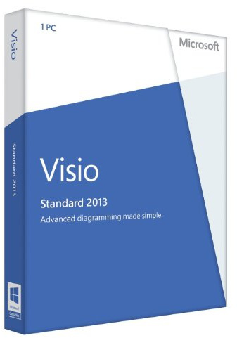 Microsoft Visio Standard 2013, x32/64, 1u, DEU - charting software (x32/64, 1u, DEU, 1024 MB, 1.0 GHz, 2000 GB)