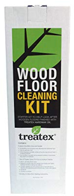 Treatex Wood Floor Cleaning Kit 1193 - Contains Mop-Handle/Spray on Floor Care