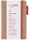 transotype senseBook RED RUBBER Design Notizbuch, small - ca. A6, kariert, weitere Varianten auswählbar, mit rotem Gummiband, edles Rinderleder