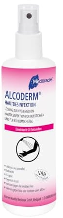 Meditrade 00985D Alcoderm Hautdesinfektion, 250 mL Flasche