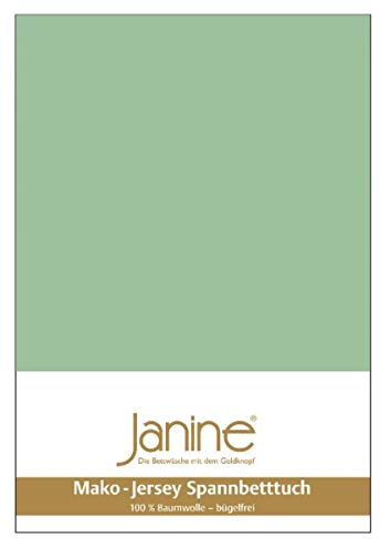 Janine Spannbetttuch 5007 Mako Jersey 90/190 bis 100/200 cm lind Fb. 26
