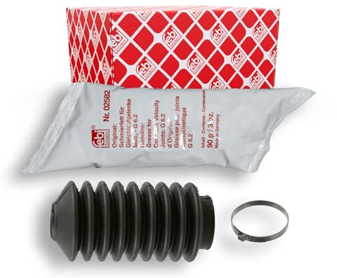 febi bilstein 03318 Lenkmanschettensatz, 1 Stück | Kompatibel mit: VW DERBY, DERBY, POLO CLASSIC, POLO Coupe, POLO II, POLO Kasten/Schrägheck