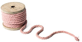Generique - Bobine de cordelette Vieux Rose 5 mm x 6 m