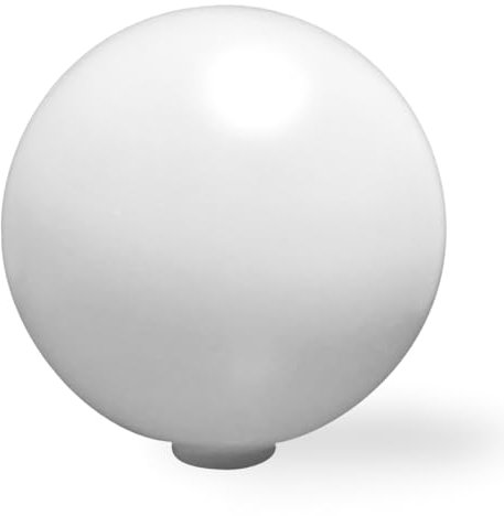 EXTRUMOL - Bola Farola Exterior - Globo de Iluminación - Polietileno - Recambio Tipo Rosca - Blanco - Medidas: Ø 40 cm - Boca: 10 cm