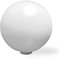 EXTRUMOL - Bola Farola Exterior - Globo de Iluminación - Polietileno - Recambio Tipo Rosca - Blanco - Medidas: Ø 40 cm - Boca: 10 cm