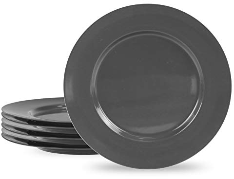 Reston Lloyd Melamine, Dinner Plate, Gray
