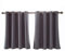 Xmiral Türvorhang Einfarbig Kurz Gardine Verdunklungsvorhang Scheibengardine mit Ösen 150cm x 90cm 2er Per Pack(Grau)