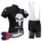 Ciclismo Uomo 20D Gel Salopette Pantaloncini Corti Imbottiti Set di Abbigliamento Ciclista (B4S, 2XL)