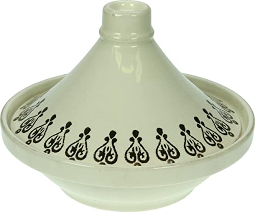 Cosy&Trendy 900084C Tajine grès Melbourne, 28 cm, Taupe, Crème