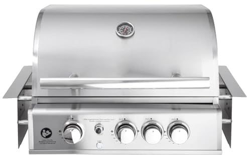 ALL GRILL Allgrill Top-Line Chef M Built-In Barbecue a gas da incasso in acciaio inox Air System 3 Bruciatore/Backburner