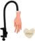 Youyijia Practice Hand For Acrylic Nails Nail Art Training Hand Fake Hand With 500 Finger Nail Tips For Nail Salons And DIY Nail Art
