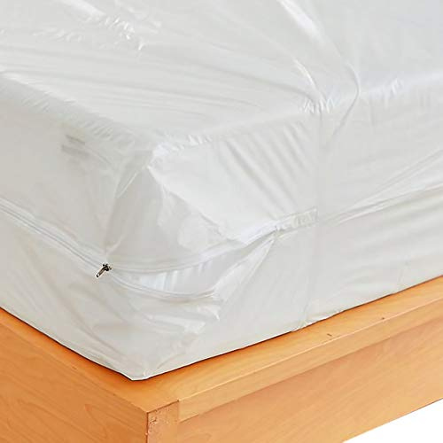 Waterproof Zippered Plastic Mattress Protector Encasement (Twin)