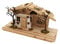 Geschenkestadl Holzhaus 45 cm Haus Modellhaus Krippe