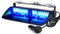 Riloer 16 LED Strobe Light, 12V Lampeggiante Blu Polizia di Emergenza Avvertimento Flash Lampada a Ventosa per Rimorchi per Camion