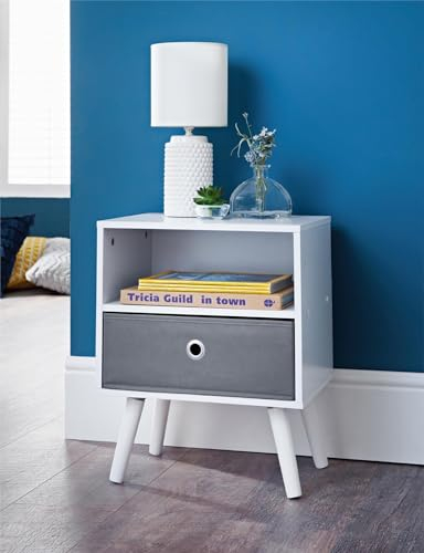 spot on dealz® 2 Cube Storage Unit Bookcases and Shelving Units Living Room Furniture Bookshelf Cupboard Small Side Table Bedside Cabinets Books Organizer