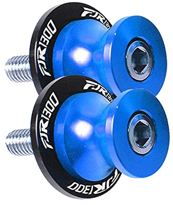 Motorradzubehör Für Yamaha Xjr1300 FJR 1300 2004-2016 2005 2006 2007 Motorrad CNC Schwinge Schieber Spulen Paddock Stand Bobbins Schwinge Arm (Farbe : 2)