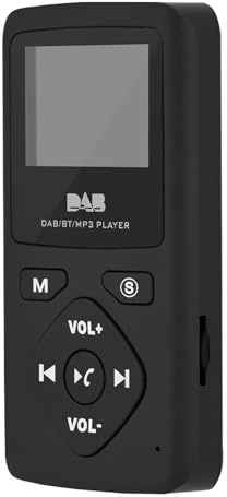 DAB/DAB+ Radio, Tragbarer Bluetooth-Digitalradio-Player, UKW-Radio, MP3-Player mit TF-Karte, Zum Gehen, Reiten, Laufen und Fitness