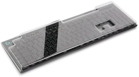 Decksaver Cover für die Logitech G915 / G815 Tastaturserie - geräucherte/klare Schutzhülle, hergestellt in Großbritannien - Erstklassige Schutzabdeckung für Profi-Gamer
