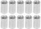 10PCS Manicotti Filettati Rotondi 304 Acciaio Inox Connettore Asta Rotonda M12*1.75-16-L35mm Filo Femmina in Dadi per Manutenzione Meccanica