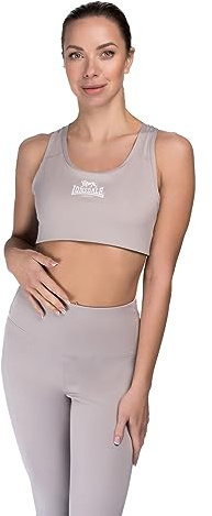 Lonsdale Frauen Sport-BH WARDOUR Grey/White M
