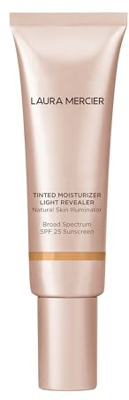 Laura Mercier Tinted Moisturiser Light Revealer - LSF 25, 50ml | Hauchzarte getönte Tagespflege stärkt die Strahlkraft. Schimmernde Perlenmischung mildert Müdigkeit für strahlenden Teint