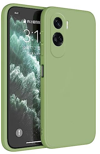 Topme Coque pour Honor 90 Lite 5G (6.7 inches) Etui Housse, Protecteur de Peau en Silicone TPU - Vert Matcha