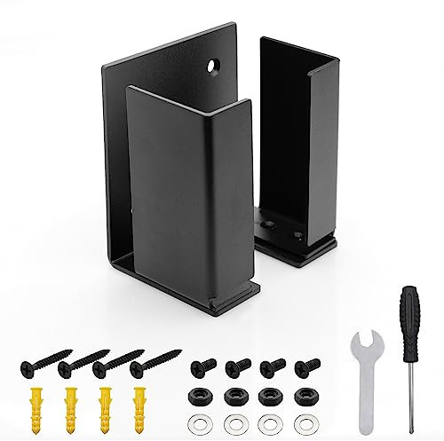 Hikig Metal EV Charger Box Holder - Wall Mount Electric Car EV Charger EV Charging Box Holder for All EV Charger Control Box Within 4.33 Width x 3.54 Thickness for J1772 & Tesla Charger Connector