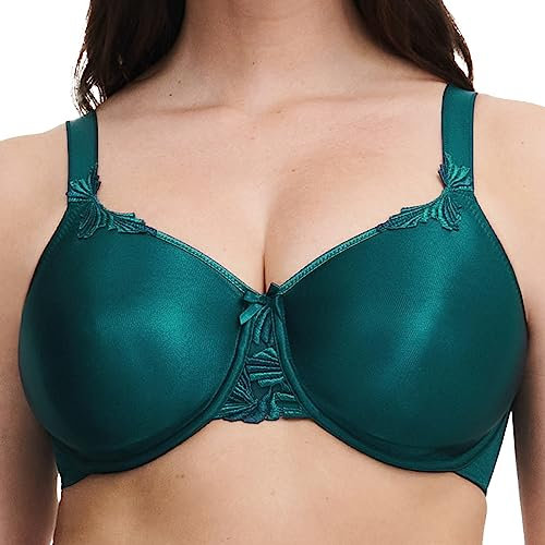 Chantelle Hedona | Bügel BH - Täglicher Komfort - Gemoldeter Bügel BH für optimalen Halt - Edle Stickereien für Feminine Eleganz - Verstellbare Träger, Leichter Minimizer-Effekt