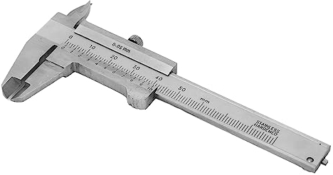 Strumento di misurazione digitale, calibro a corsoio in acciaio inox, 0-50 mm, ad alta precisione, piccolo righello tascabile, strumento di misurazione con 4 modalità di misurazione per gioielli,