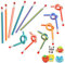 Biegebleistifte,12pc Bunt Biegebleistift,Flexible Biegsame Bleistifte,Biegebleistifte mit Radiergummi,Biegbare Bleistifte,Biegsam Magic Biegebleistift für Kinder,Magic Bend Bleistift, Farbe zufällig