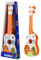 Gitarre für Kinder, 41cm Mini Gitarre Ukulele Musikspielzeug mit 4 Stimmbare Saiten, Gitarre Instrumente Spielzeug Musik Lernspielzeug Für Kleinkinder Anfänger Jungen Mädchen Geschenk (Orange)