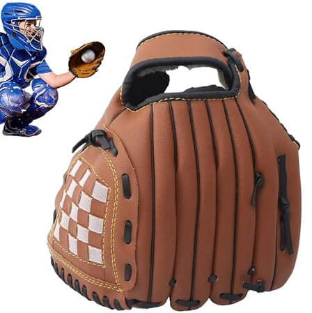 Beginner Baseball Mitt | Sturdy Hand Throw Mitten | Left Hand Outfielders, Teeball Training Mitt Softball Mitt for Outfielders Left Hand Throw Baseball Mitt Baseball Training Glove Youth Baseball Mitt