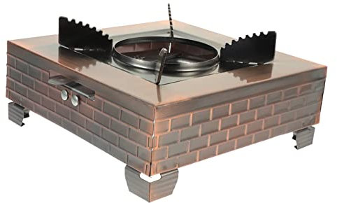 Parliky Accessoire De Camping Petit Réchaud Wok Construction Robuste pour Un Réglage À Terme