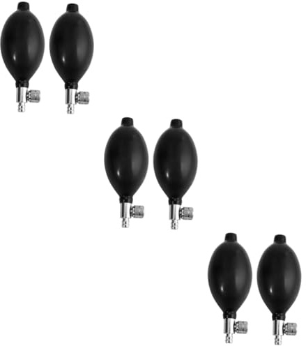 Hohopeti 6stücke Schwarze Latex-aufblasbirnen Mit Entlüftungsventilen Für Und Anwendungen Zuverlässiger Ersatz Für Und Zuhause