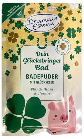6er Pack Dresdner Essenz Dein Glücksbringer Badepuder 6 x 60 g