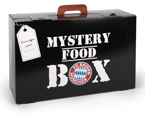 FC Bayern München Weihnachts-Mystery-Box, über 1kg Snacks & Süßigkeiten, Fanartikel für Kinder & Erwachsene, Bayerische Geschenkidee, perfekt für Advent, Weihnachten & festliche Überraschungen