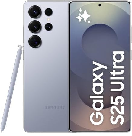 Samsung Galaxy S25 Ultra Smartphone AI, 3 anni di Garanzia del produttore, Display 6.9'' QHD+ Dynamic AMOLED 2X, Fotocamera 200MP, RAM 12GB, 256GB, 5.000 mAh, Titanium Silverblue [Versione italiana]